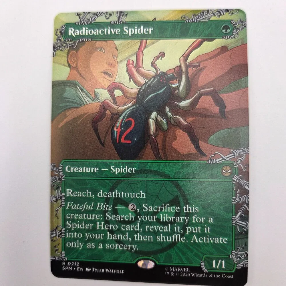 MTG Radioactive Spider R 0212 Near Mint - Marvel's Spider Man